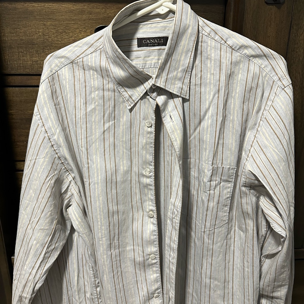 Canali Men's Button Down Shirt - 16.5